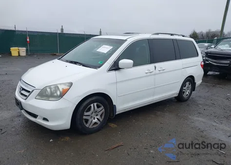 2007 Honda Odyssey Ex-L from USA, damaged, VIN 5FNRL38617B404607